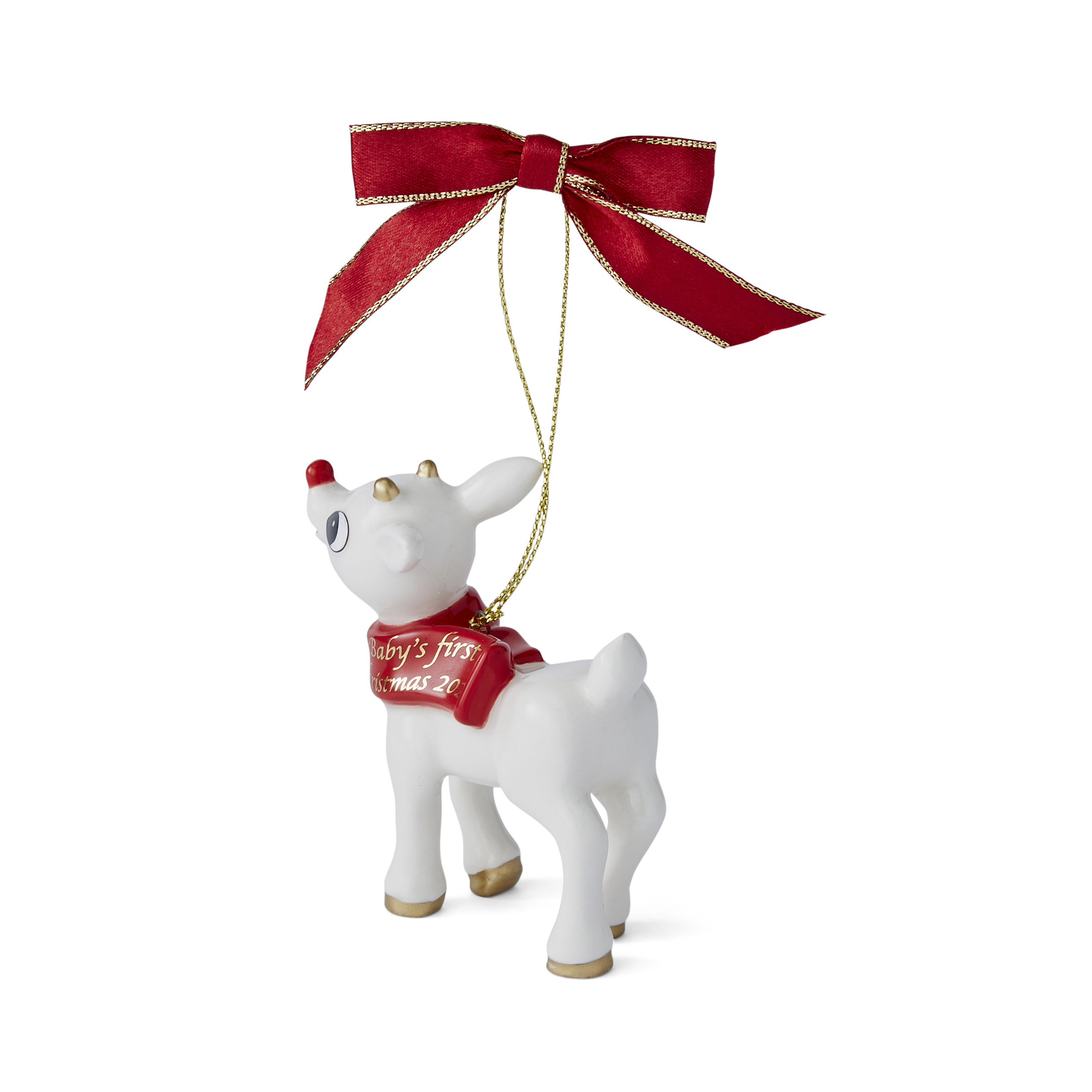 Rudolph The Red Nosed Reindeer® Baby's First Christmas Ornament 2023 image number null